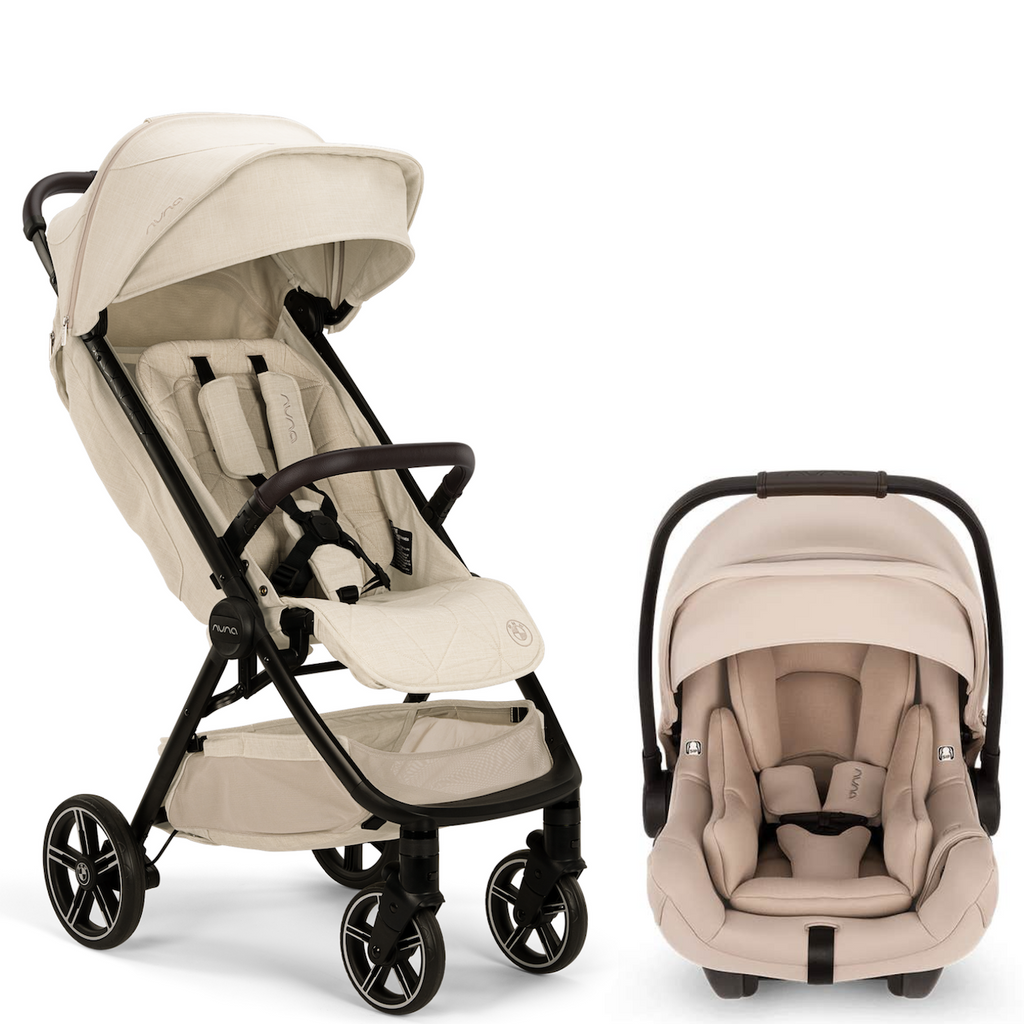 x BMW TRVL LX + PIPA AIRE Lightweight Travel System Mica / BIscotti