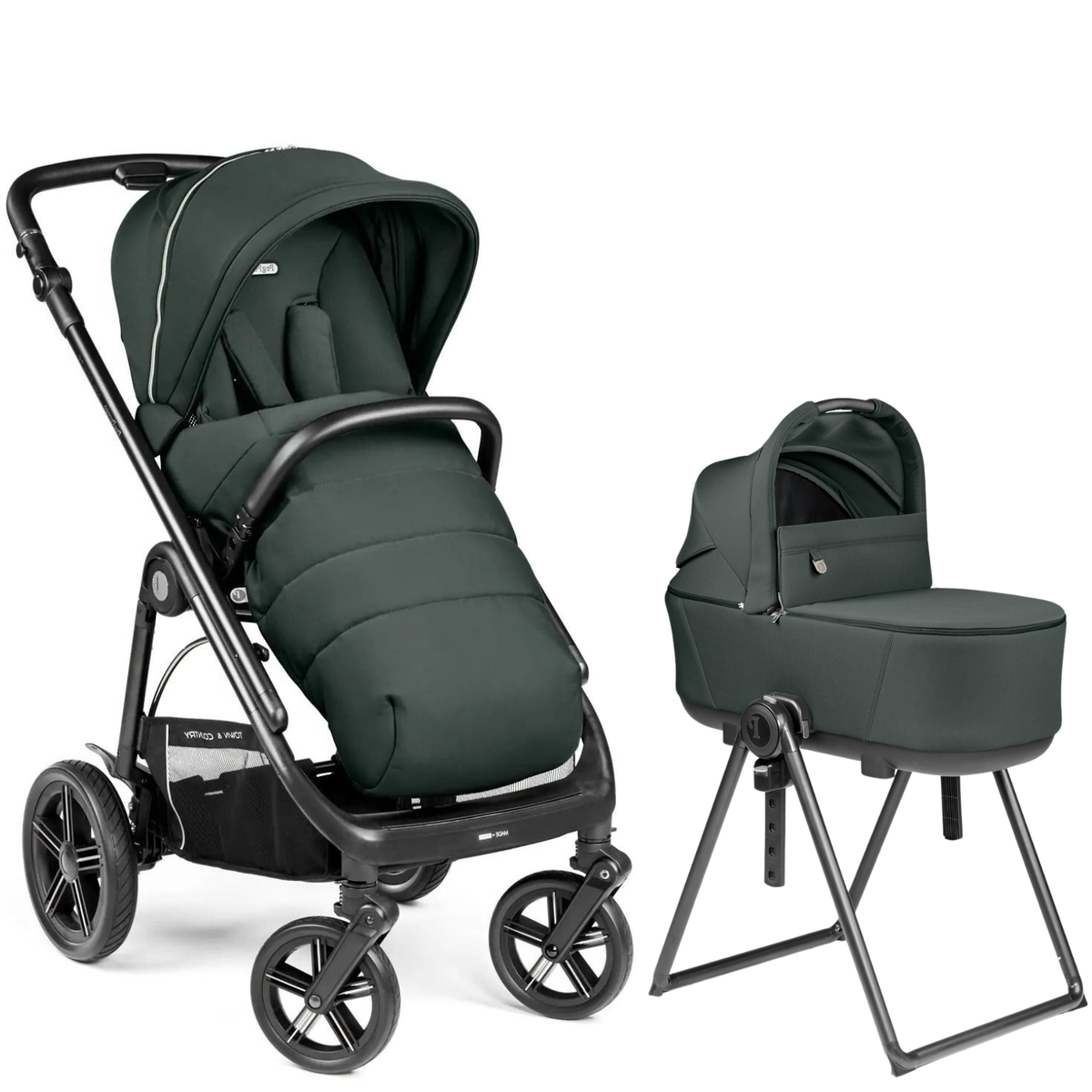 Veloce TC Stroller + Culla Flex Bassinet w/ Stand